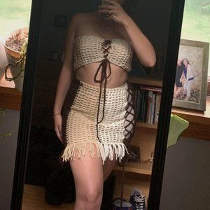 Crochet festival coverup